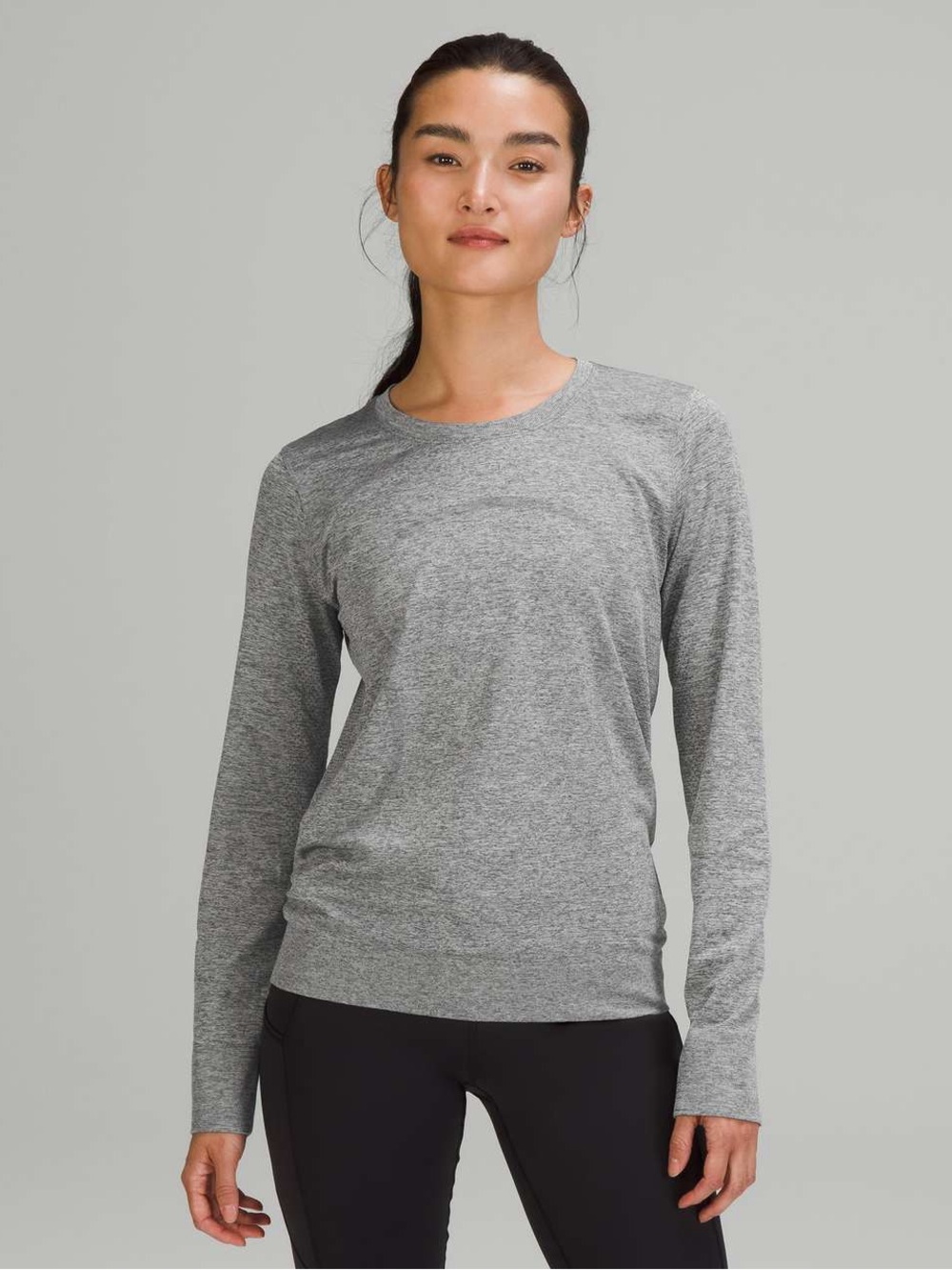 lululemon Women's High-Low Shirt in Heather Gray